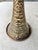 Late 20th Century Contemporary Hammered Tin & Glass Hurricane Candleholders - Set of 2 For Sale - Image 5 of 5