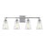 Sean Lavin by Visual Comfort Studio Monterro 4-Light Vanity, Chrome For Sale