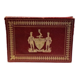1906 Prince of Wales Royal Commemorative Visit to India Playing Cards Double Deck in Case For Sale