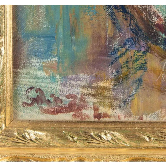 Modern Sirio Pellegrini, Portrait, Painting, 1960s, Oil on Board, Framed For Sale - Image 3 of 5