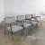 Mid-Century Modern Industrial Style Chrome & Gray Armchairs by Steelcase Set of 4 For Sale - Image 13 of 13