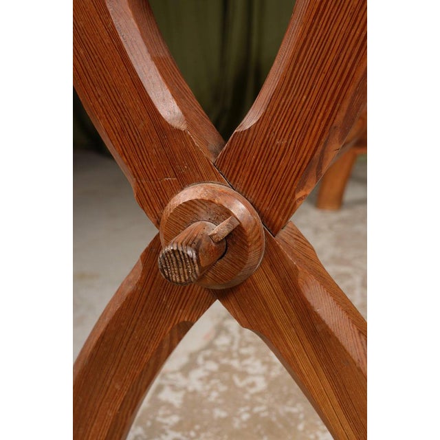 Gothic Reform Oregon Pine Bench or Hall Table, 1870s For Sale - Image 5 of 9