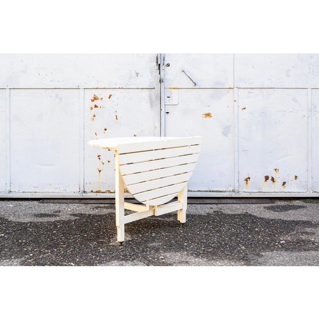 Reguitti Folding Wooden Garden Table with Chairs, 1970s, Set of 5 For Sale - Image 6 of 9