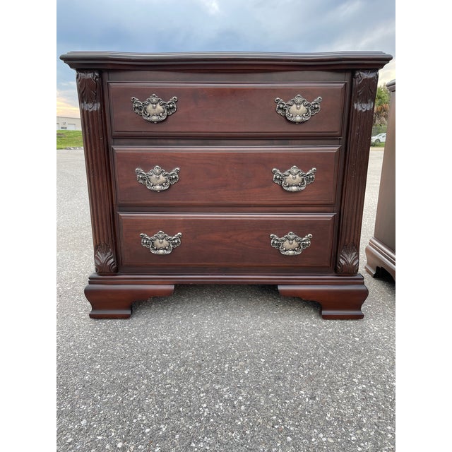 American Bernhardt Pair of Nightstands For Sale - Image 3 of 8