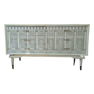 Mid 20th Century Italian Architectural Dresser in the Style of Fornasetti For Sale