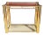 Vintage Milo Baughman Style Brass Console Table For Sale