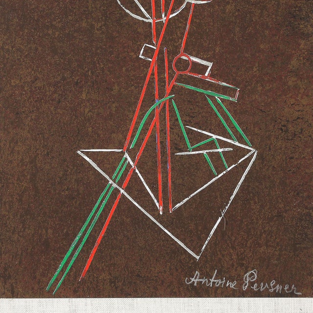 Antoine Pevsner Signed Abstract Composition Screenprint, 1961 For Sale - Image 4 of 12