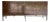 Jonathan Charles Modern Walnut Burl Wood Cabinet For Sale