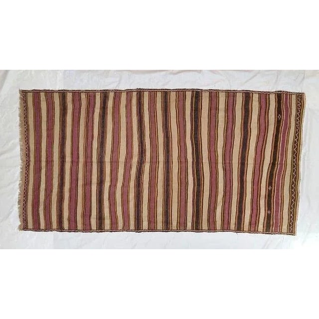 1920s 1920s Antique N. East Persian Kilim Rug For Sale - Image 5 of 5