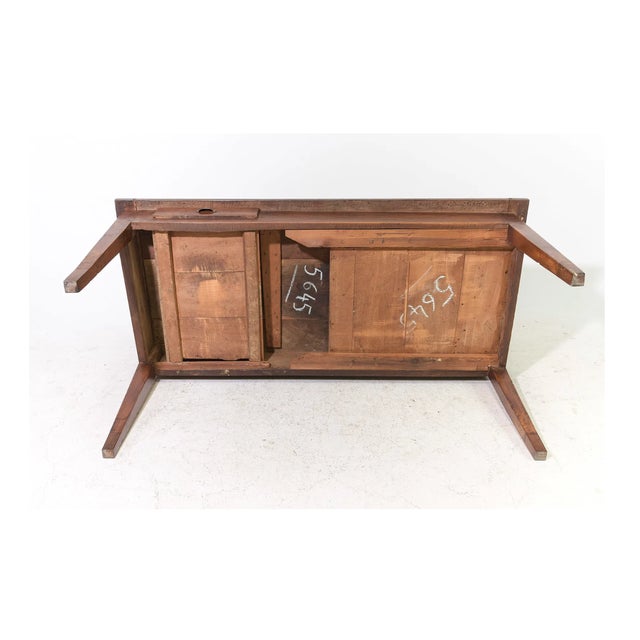 19th C French Farmhouse Oak Dining Table For Sale - Image 4 of 5