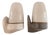 Light Blue Ceramic Model 6077 Sconces by Wilhelm Wagenfeld for Lindner, 1950s, Set of 2 For Sale