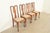 Baker Furniture Company Baker Furniture Style Queen Anne Solid Oak Dining Chairs, Set of Four For Sale - Image 4 of 11