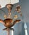 1940s Large 2-tier chandelier in gold metal with 12 lights in the style of Maison Baguès For Sale - Image 9 of 12