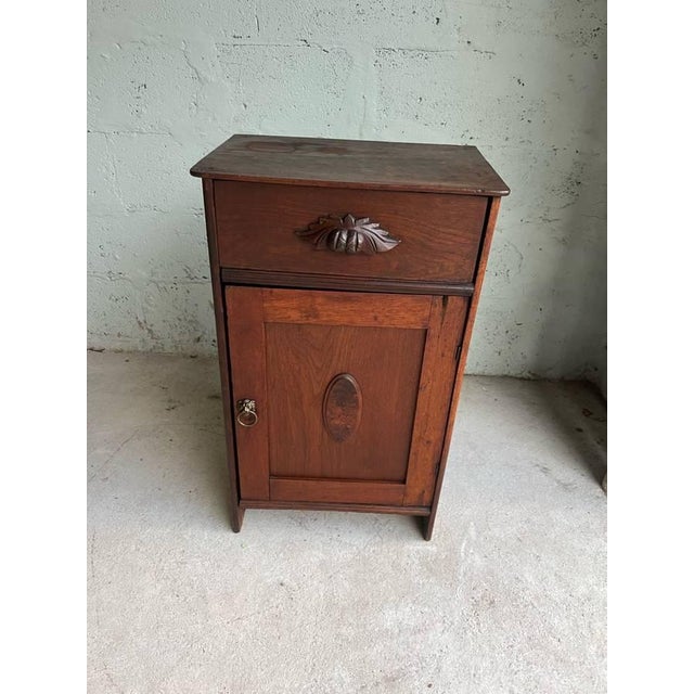 Antique Victorian Style Walnut Nightstand, End Table For Sale In Washington DC - Image 6 of 10