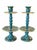 Pair of Vintage Chinese Cloisonné Enamel Candlesticks With Dragon Motif For Sale - Image 4 of 6
