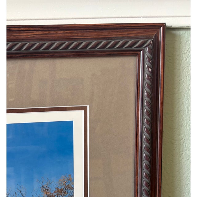 Paper Signed David Maas 1986 Limited Edition "Green-Winged Teal on the Platte" Matted & Framed 34.5"x26.5" for Ducks Unlimited For Sale - Image 7 of 9