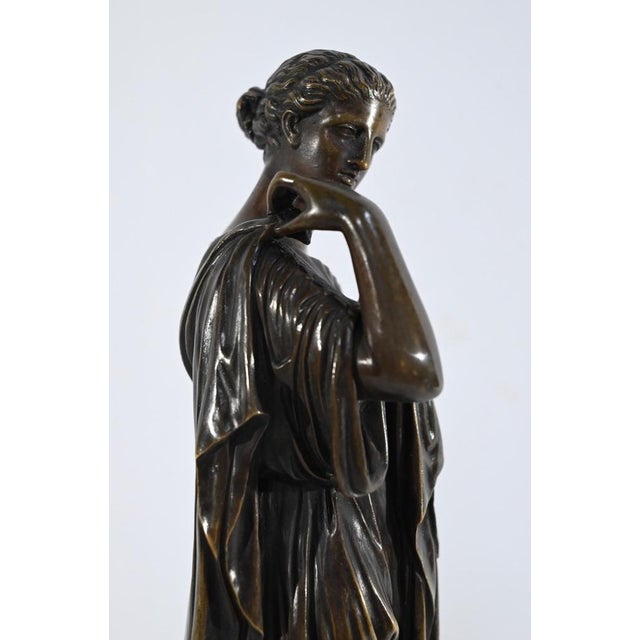 After Praxitèle, Diane de Gabies, 1800s, Bronze For Sale - Image 13 of 18