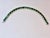 24 Carat Natural Emerald Tennis Bracelet, 14 Karat Yellow Gold, 17.5gm, 7 Inch For Sale - Image 4 of 8