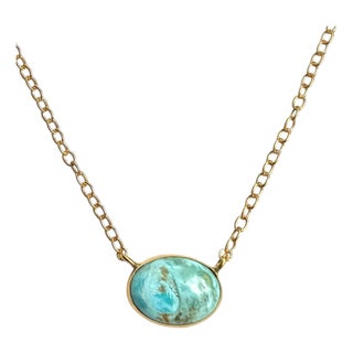 Turquoise Choker Necklace For Sale