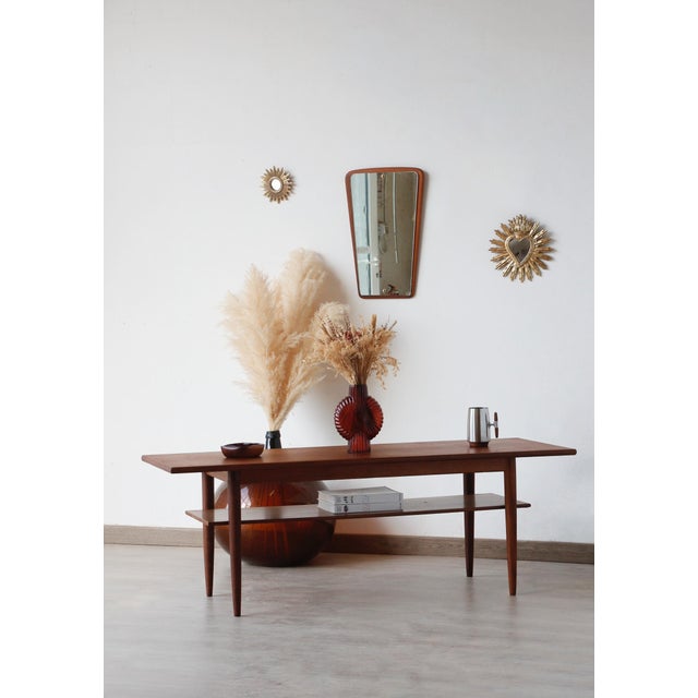 Vintage Scandinavian Teak Coffee Table, Denmark, 1960s For Sale - Image 14 of 14