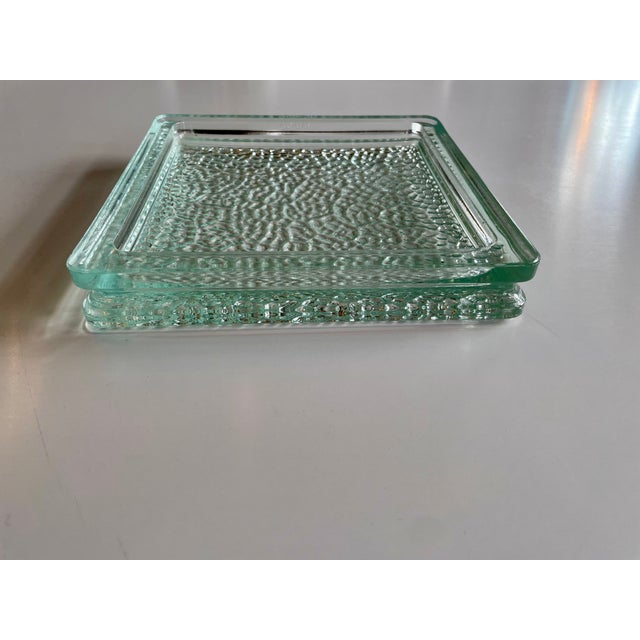 Glass Pressed Glass Bowl by Le Corbusier for Lumax Nevada, 1940s For Sale - Image 7 of 8