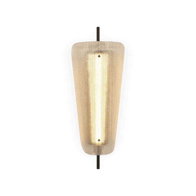 Bent Wall Light in Smoky Grey by Sebastian Herkner for Pulpo GMBH For Sale - Image 10 of 10