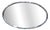 Large Vintage Art Deco Mirror in Chrome, 1920s For Sale