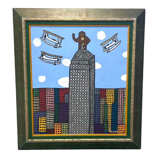 King Kong' by American Outsider Artist B.D. Floyd For Sale