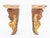 Late 19th Century Faux Marble Carved Giltwood Cherub Wall Shelves, 2 For Sale - Image 5 of 6