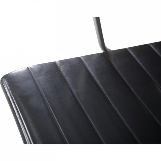 EA109 Chair in Black Leather by Charles Eames, 2000s For Sale - Image 10 of 18