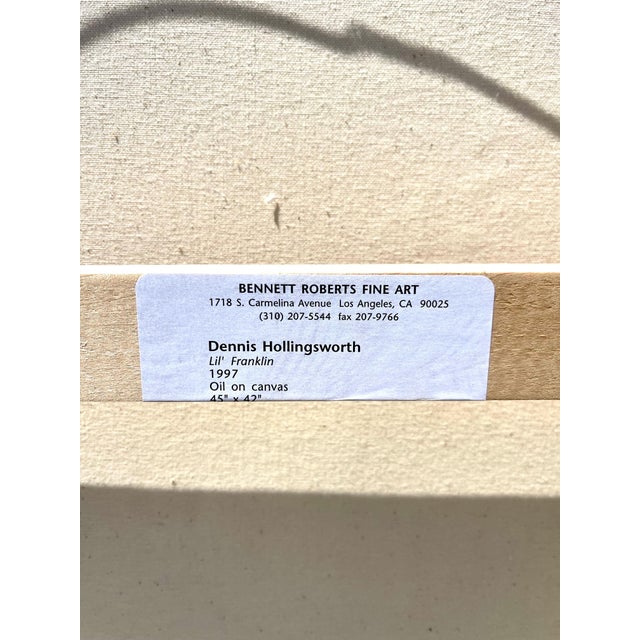 Dennis Hollingsworth Dennis Hollingsworth, Pop Art Painting Dennis Hollingsworth LA Spanish Artist Post Modernist Abstract, 1997 For Sale - Image 4 of 9