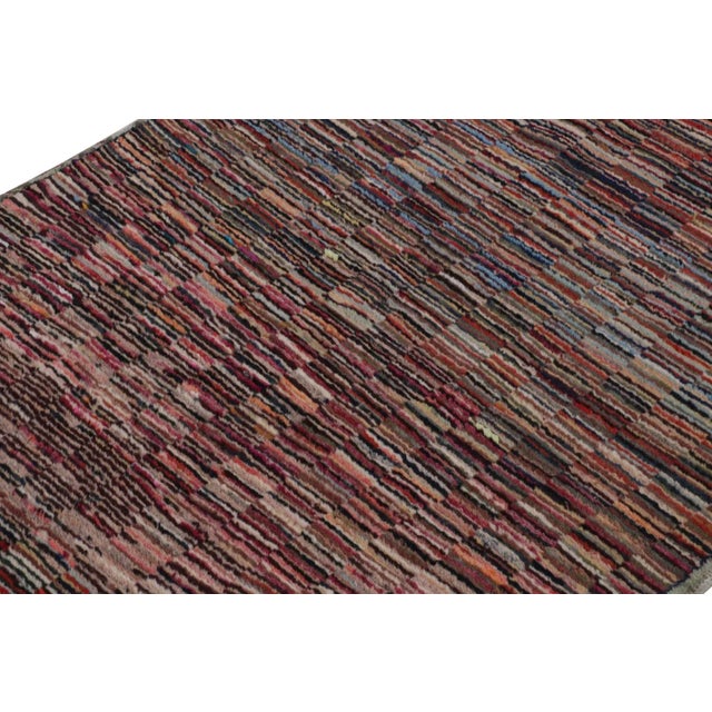 Rug & Kilim 1960s Vintage Zeki Muren Polychromatic Rug With Geometric Patterns For Sale - Image 4 of 7