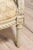 Off-white Pair of French Louis XVI Style 1900s Painted and Carved Bergères à Oreilles For Sale - Image 8 of 12