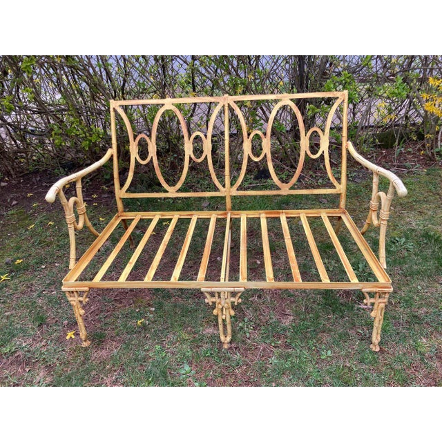 1950s Faux Bamboo Garden Furniture Set 4 Pieces Chairish