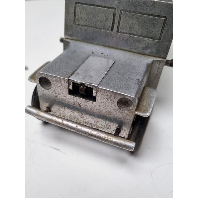 1940s Vintage German WWII Allied Occupation Army Willys Jeep Cigarette Case with Lighter and Ashtray from Walter Baier Company For Sale - Image 5 of 14