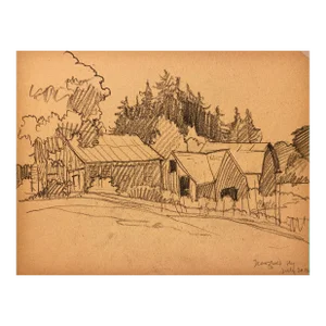 1931 Norman Kent Newfield New York Farm