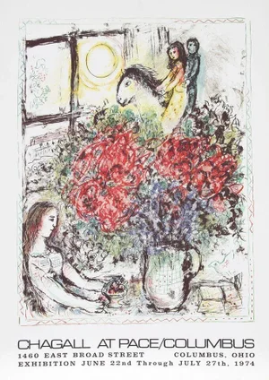 Marc Chagall, "Chagall at Pace/Columbus," Poster