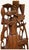 Wood Vintage Chinese Carved Wood Guanyin Kuan Yin Lotus Birds Sculpture 23.75" For Sale - Image 7 of 15