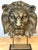 Large Finely Cast Bronze Lion Mask, Museum Mounted 20th Century For Sale In West Palm - Image 6 of 15