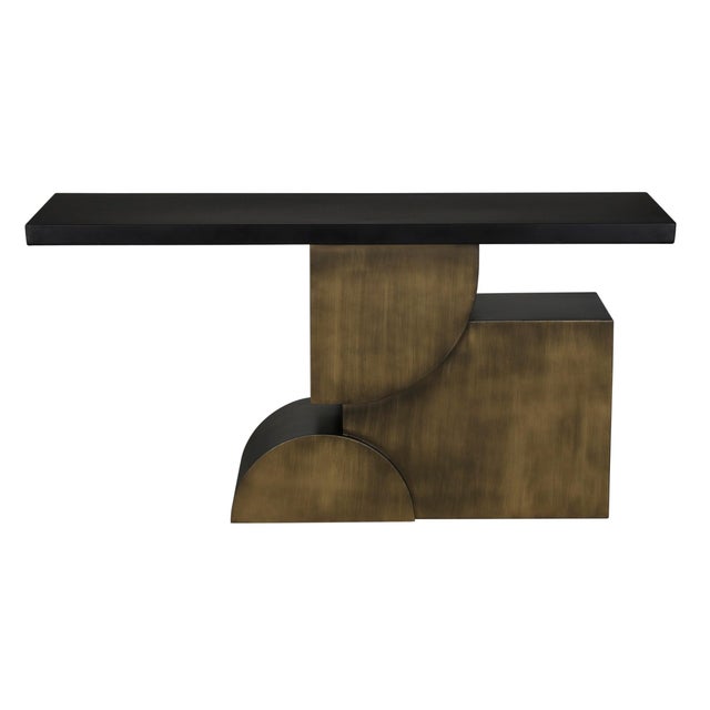 Crafted from high-quality materials, this console features a sophisticated design with clean lines and a luxurious finish....
