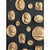 Grand Tour Revival Gilded Intaglio Arrangement on the Leather Board and in Gilt Frame For Sale - Image 4 of 10