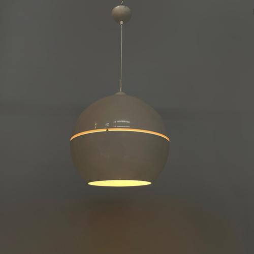 Space Age Italian Chandelier in White Metal, 2000s For Sale - Image 3 of 14