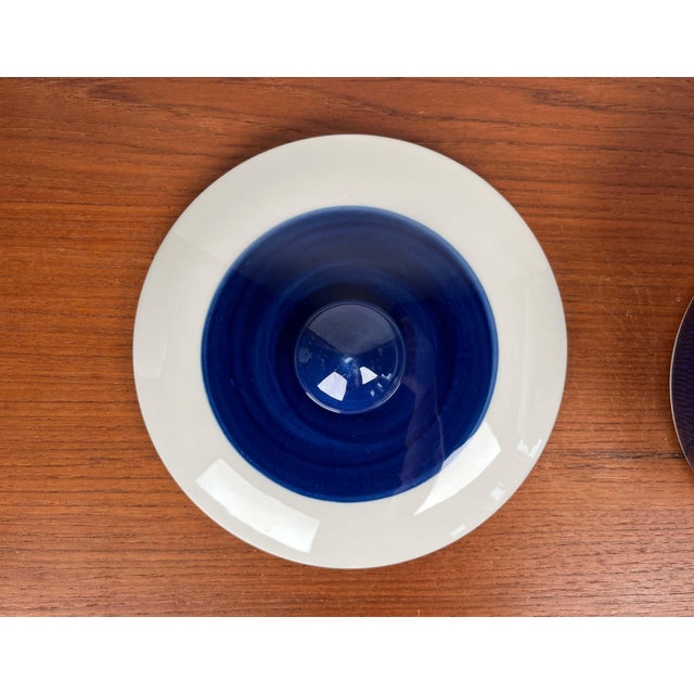Mid-Century Modern Swedish Koka Blue, Blau, Bla Series Bowl with Lid by Hertha Bengtson for Rörstrand, 1950s For Sale - Image 13 of 16
