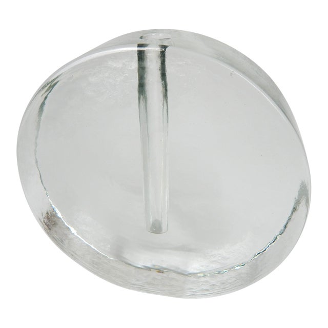 Vintage Wiesenthalhutte "Solifleur" West German Glass Bud Vase For Sale