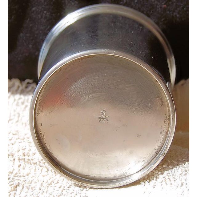 1950s Sterling Silver Mint Julep Cup For Sale - Image 4 of 7