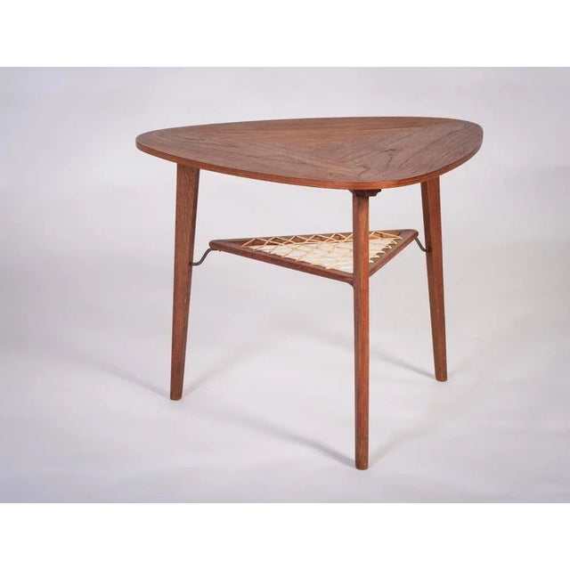 Teak Coffee Table by Holger Georg Jensen for Haslev Møbelsnedkeri, Denmark, 1960s For Sale - Image 11 of 11