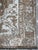 7x9 Ivory Hand-Knotted Wool Distressed Floral Modernist Design Modern Carpet Rug For Sale - Image 4 of 6