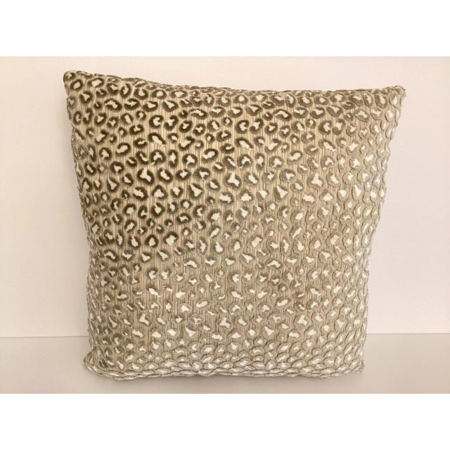 Contemporary Custom Hand Made Pillow, Fabric by Cowtan &.Tout Leopard Print ($325 Wholesale) For Sale - Image 3 of 7