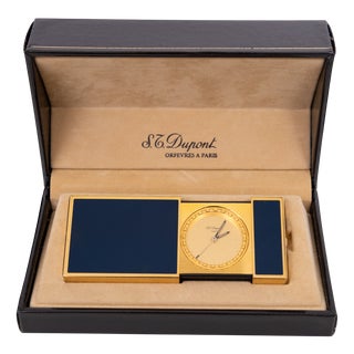 Travel Clock from ST Dupont, 1999 For Sale