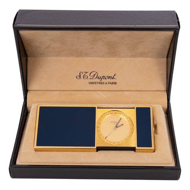 Travel Clock from ST Dupont, 1999 For Sale